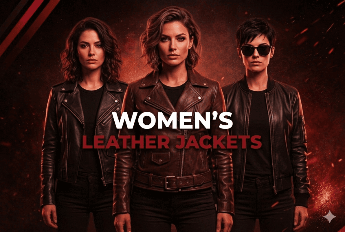 Women's leather jackets